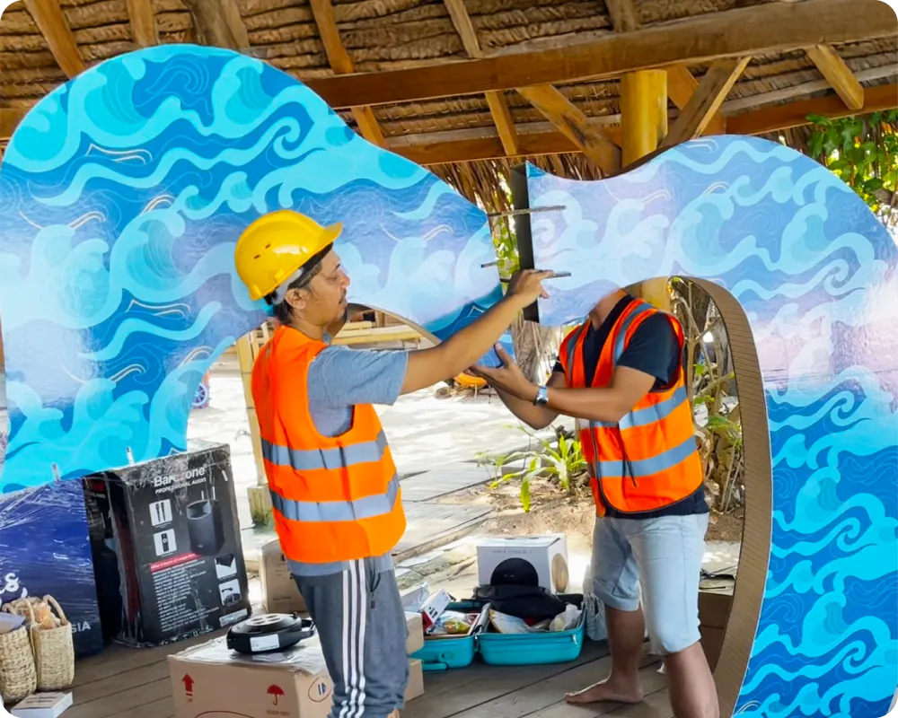 Teknis Backdrop - Portable