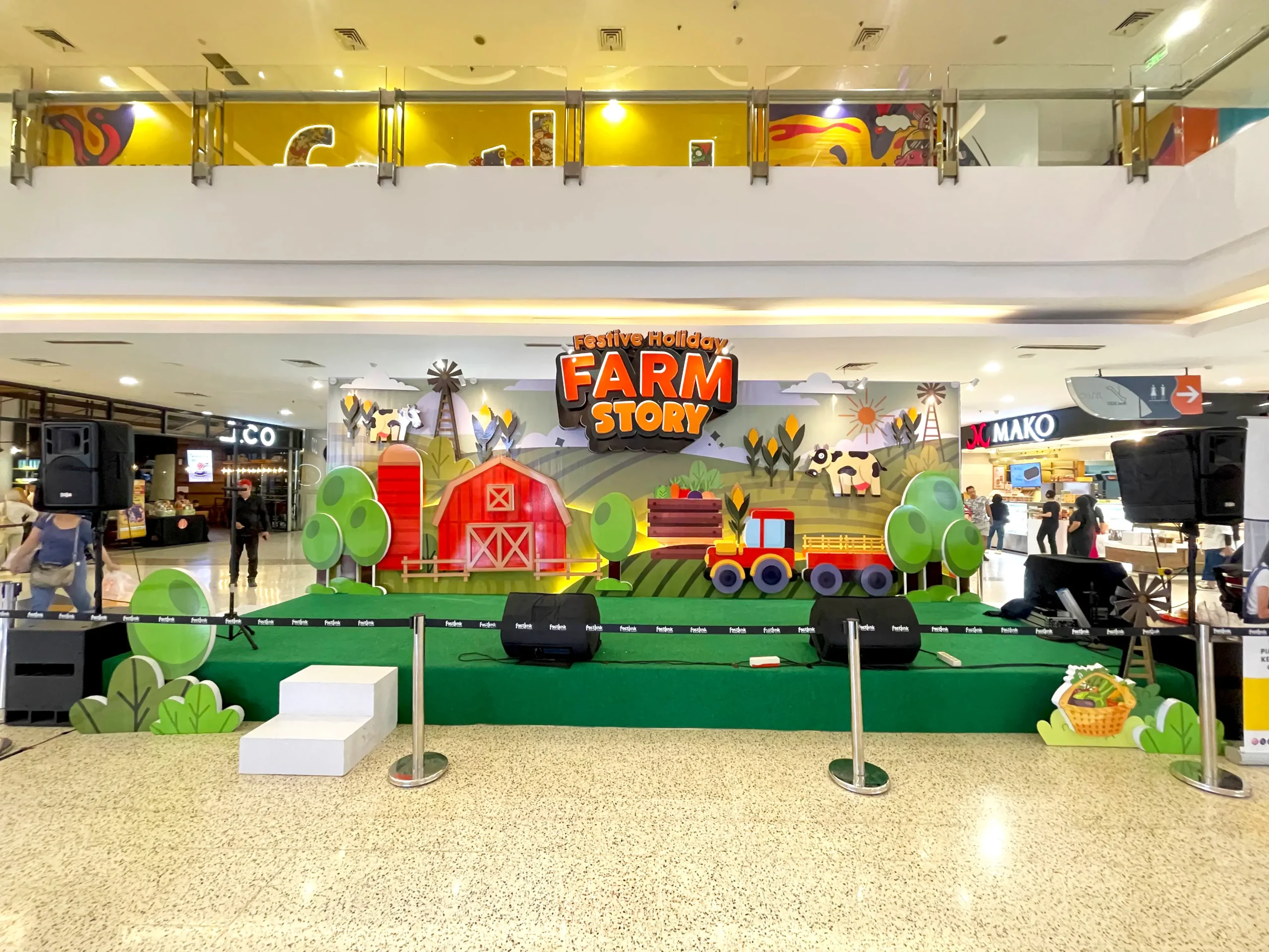 Dekorasi panggung festival